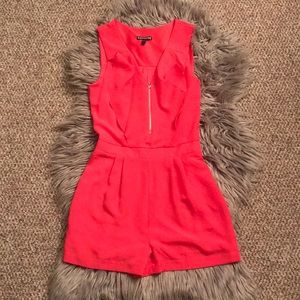 New Express Coral romper.